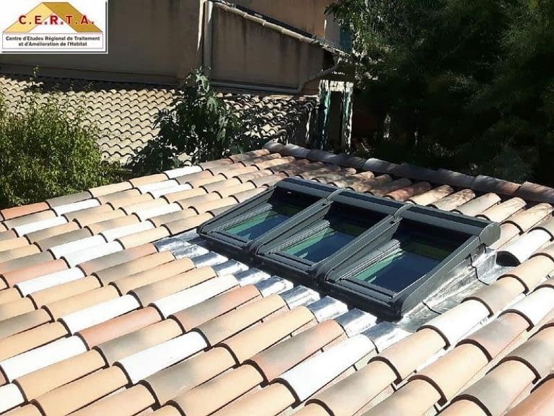 Trois Velux® sous costières